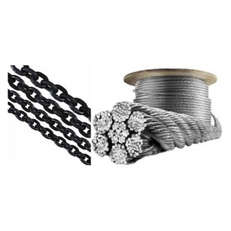 Cadenas de acero G80, cables de acero y eslingas