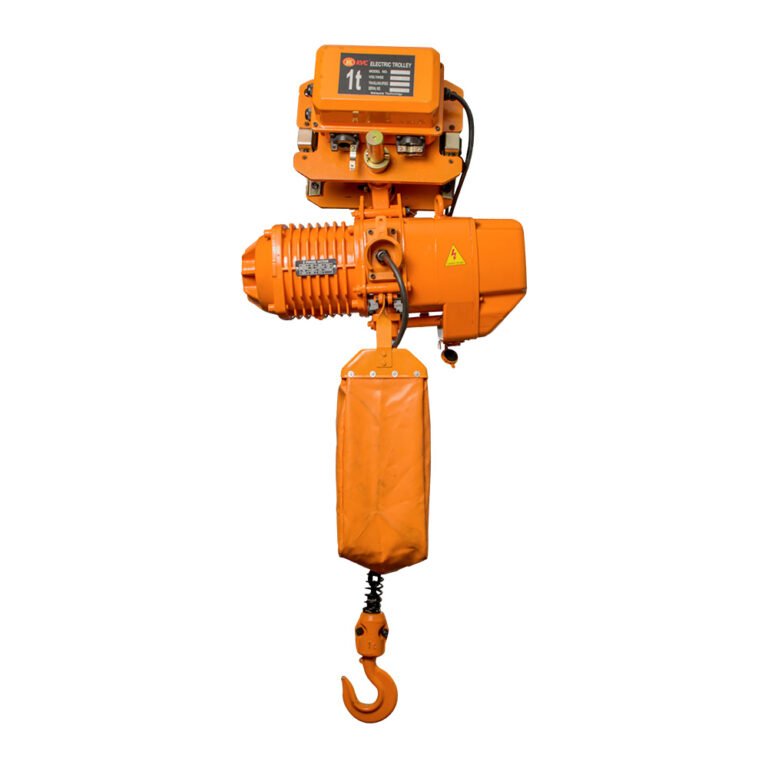 Tecle electrico con trolley de desplazamiento